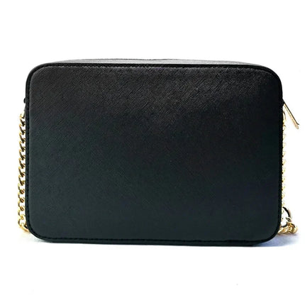Vintage PU Leather Crossbody Bag Women - Chain Strap Shoulder Handbag / Sac Bandoulière Vintage Cuir PU Femme - Chaîne