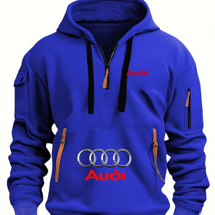 Nueva sudadera con capucha para hombre de AUDI, sudadera deportiva para exteriores, sudadera informal para entusiastas de