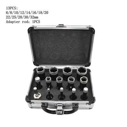 1pc Dry Diamond Porcelain Drilling Core Bits Ceramic Tile Hole Saw Cutter Granite Marble Drill Bits with M14 Thread Opener