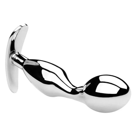 Stainless Steel Prostate Massager – Smooth Anal Plug, G-Spot Stimulator for Men, Women & Adults, Premium Sex Shop Sensual Toy
