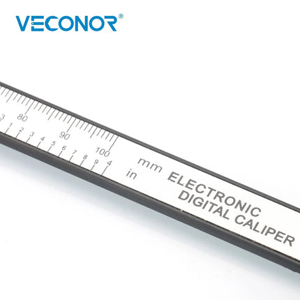 100mm 4" Measuring Tool Mini Digital Caliper Vernier Calipers LCD Display Electronic Carbon Fiber Gauge Micrometer