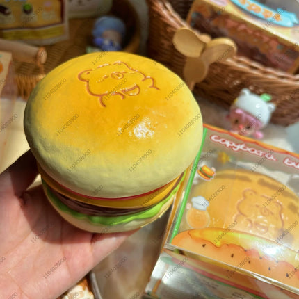 Mousse Cake Squishy Toy Slow Rising Brown Sugar Mousse Square Cake Slow Rebound Squeeze Toy Anti Stress Release Hand Relax Gift
