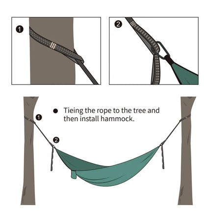 2Pcs High Bearing Capacity Hammock Straps 600lbs Breaking Strength Polyester Hammock Belt Rope 5 Ring Correias De Poliéster