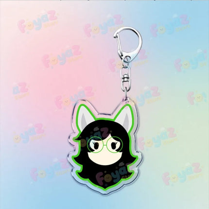 Cartoon Homestuck Keychain Accessories Bag Charms Dave Strider John Egbert Karkat Gamer Keyrings Jewelry Fans Freinds Gift