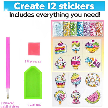 Diamond Art Kits for Kids with Keychains Unicorn Mermaid Diamond Painting Gem Art Diamond Dots for Girls Age 8-12 Holography DIY