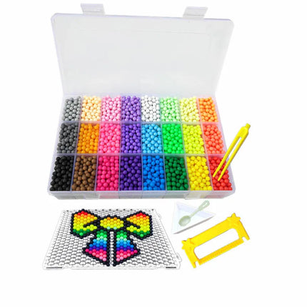 Beads Puzzle Crystal DIY Water Spray Beads Perlen Set Ball Games 3D Handmade Magic Toys for Children Water Mist Magic Beads