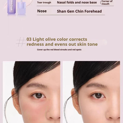 Girlscrush Liquid Concealer Facial Brightening Velvet Sunscreen Mark Expand Moisture Skin Application Holding Makeup