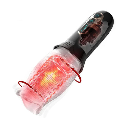 Male Automatic Masturbator Cup Vagina Masturbation 5 Rotating &10 Vibrator Penis Blowjob Pussy Stimulator Adult Sex Toys for Men