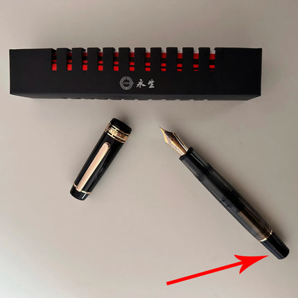 Wingsung/Junlai 630 Resin Fountain Pen NO.8 Iraurita Fine Nib Brief Piston Gold Clip Business Writing school Stationery Gifts