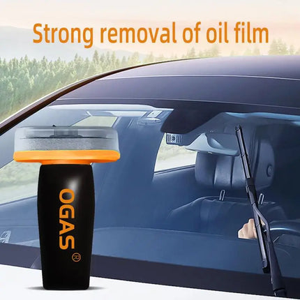 Suitable for automobile Windshield Oil Film Eraser Wand - All-in-One Pro Kit with Glass Cleaning Emulsion Formula and Sponge