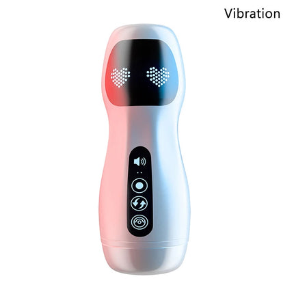 Automatic Male Masturbator Cup Sucking Vibration Blowjob Real Vagina Pocket Pussy Penis Oral Sex Machine Adults Toys For Man 18+