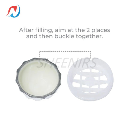 12pcs Empty Ball Round Lip Balm Containers 0.25Oz/7g Lip Gloss Spherical Lipstick Tubes DIY Lip Gloss Bottle Chapstick Holder