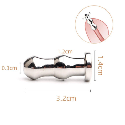 Metal Hollow Urethral Plug Gay Sounding Sounding Rod Penis Dilator Urethral Stimulator Adult Sex Toys for Men Catheter