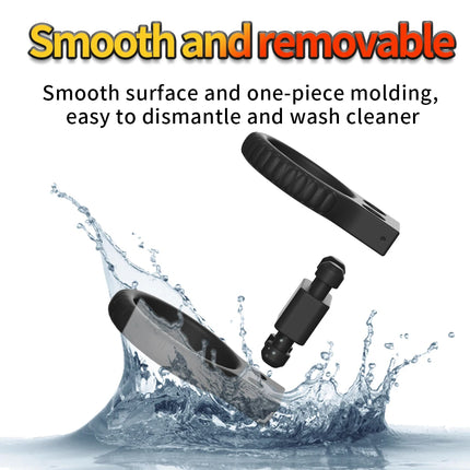 Male Electric Shock Fiber Penis Sleeve Glans Ring Pads Cock Extender Enlarger Vibrator SM Stimulator Sex Tool For Men Masturbate