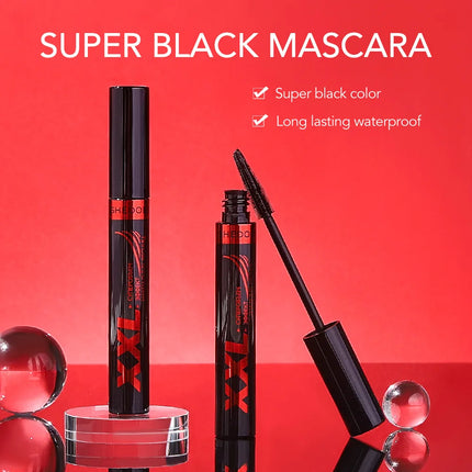 1 Piece of 7D Waterproof Mascara, 24-Hour Long-Lasting Hold, Lengthening and Thickening, Suitable for All Light Beige Tones, Quick-Drying, Dense and Slender, Thickened and Curled, Sweat-Proof and Smudge-Proof, Valentine's Day