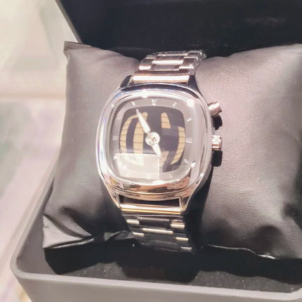 Fashion Digital Display Dynamic Watch Vintage y2k Waterproof Quartz Wristwatch for men Square Shape Cool watches reloj hombre