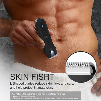 Manscaped Ball Trimmer For Men, Electric Body Hair Trimmer Kit, Perfect Grooming Tool, Wet/Dry Rechargeable Shaver, Groin & Pubi