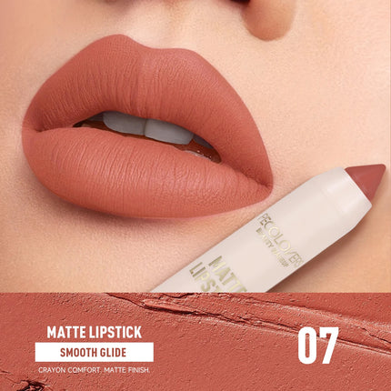 1 Pcs Matte Velvet Lipliner & Lipstick Pen, Smooth Easy To Apply, Precise To Definded Lip Lines, High Color Rendering Non-sticky