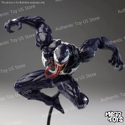 NEW Mess Toys Venom Lethal Neighbor Spider Man Symbiotic Black Suit Messtoys Spiderman Anime Action Figure Model Doll Gifts Toys