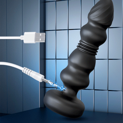 Thrusting Anal Plug Vibrator Butt Plug Male Prostate Massager Telescopic G Spot Vibrator Stimulator Sex Toys for Women Men 18+