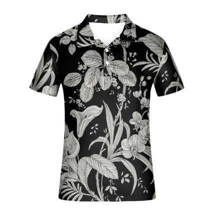 Summer POLO Short Sleeved 3D Digital Printing with Various Patterns  Artistic Abstraction European and American Trends