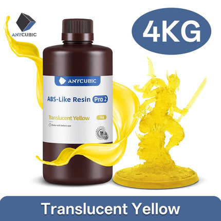 Newest 4pieces/lot Anycubic ABS Like Reisn 3d Resin High Precision UV 405nm For LCD SLA DLP Anycubic Photon Resin 3d Printer