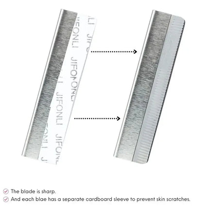 Microblading Eyebrow Knives 50/100pcs Stainless Steel Eyebrow Trimmer Razor Blade for Permanent Makeup Brow Tattoo Beauty Tool