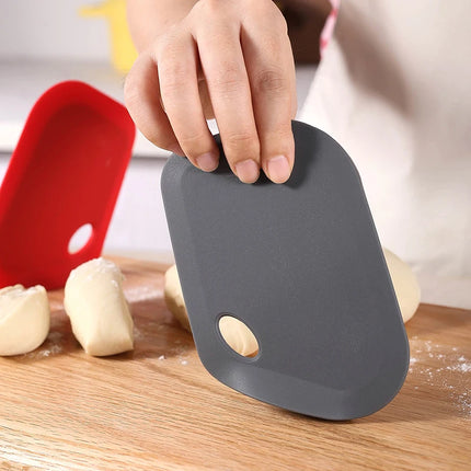 Silicone Dough Scraper Standing Baking Dough Pizza Cutter Pastry Slicer Blade Handheld Flour Scraper Kitchen Gadgets Tools