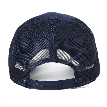 The Goonies Est 1985 Never Say Die Men's baseball cap summer mesh Snapback hat fashion outdoor Causal Breathable sun hats