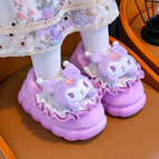 Purple Heel / 36-37Insole 22.5 cm