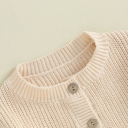 Baby Boys Girls Cardigan Autumn Spring Cotton Sweater Top Baby Children Clothing Boys Girls Knitted Sweater Kids Spring Wear
