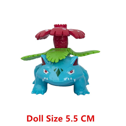 3-13Cm New Pokemon Cartoons Movie Anime Figure Pikachu Mewtwo Gurado Blastoise Collection Action Figure Model Toys Gifts