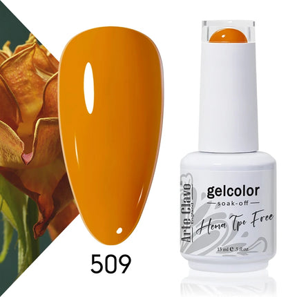 Arte Clavo Colourful Gel Nail Polish Nail Art Gel Varnishes Macaron Color Nail Semi Permanant Soak Off LED UV Gel Nail Varnishes