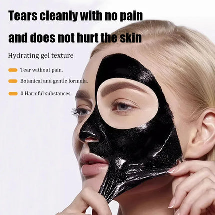 Unisex Blackhead Remove Mask Bamboo Charcoal Shrinking Pore Nose Deep Cleaning Mask Improve Rough Skin Acne Treatment Skin Care
