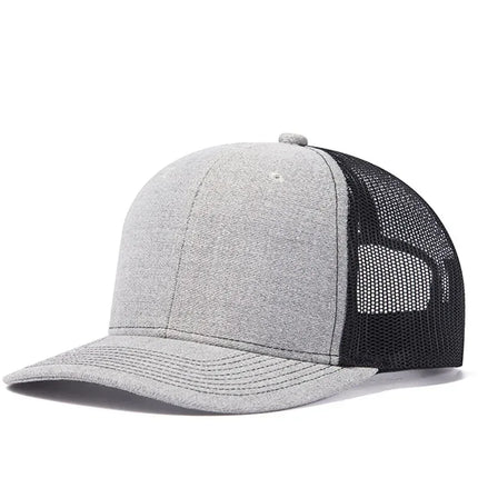 Summer Unisex Slight Curved Brim Trucker Hat Hot Sale Breathable Casual Cap for Men Women Outdoor Daily Wear