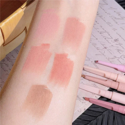 Milk Matte Smooth Lip Liner Pen Makeup Waterproof Lasting Contouring 3D Lips Lip Stick Pencil Nude Pink Lip Tint Lips Cosmetic