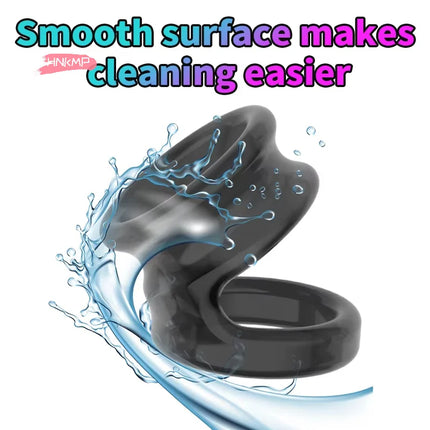 Reusable Linen Cock Ring for Men Stronger Erection Delay Ejaculation Adult Sex Toy Nozzle Ring for Enhanced Performance
