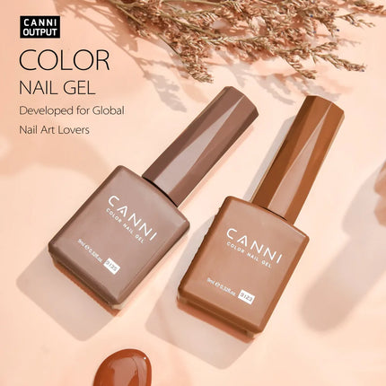 9ml CANNI Gel Nail Polish HEMA FREE TPO FREE Round Brush Gorgeous Color Soak Off UV LED Semi Permanent Gel Varnish Winter Nails