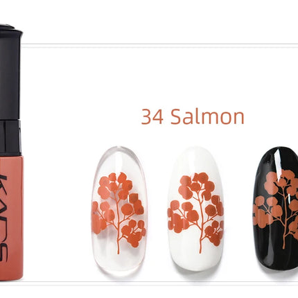 47/41/31/20/10pcs Nail Stamping Polish 7ml Black White Gold Colorful Nail Polish Varnish Art Printing Polish Kit for Template