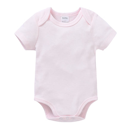 High Quality Baby Rompers Boys Clothing Muslin Blank Bodysuit Girls Pink Plain Colors Jumpsuit One piece Infant Products 0-24M