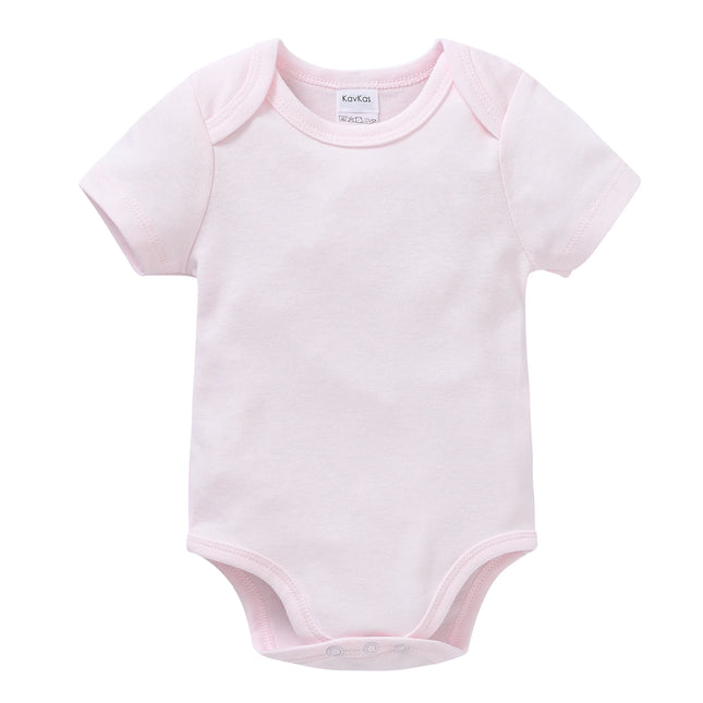 High Quality Baby Rompers Boys Clothing Muslin Blank Bodysuit Girls Pink Plain Colors Jumpsuit One piece Infant Products 0-24M
