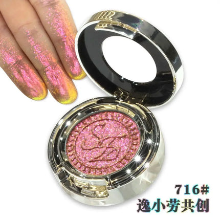 Sheeneffect Monochrome Eyeshadow Chameleon Glitter Shimmer Eye Shadow Highgloss Long Lasting Eye Makeup