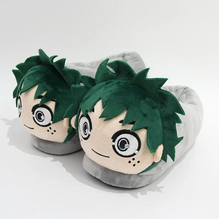 New Panda Bubu And Yier Plush Slippers Cartoon Panda Indoor Couple'S Warm Cotton Slippers Autumn And Winter Gift