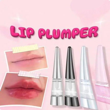 Korean Lip Plumper Oil Long-lasting Lightweight Deep Moisturizing Instant Plumping Non-greasy Lip Plumping Balm