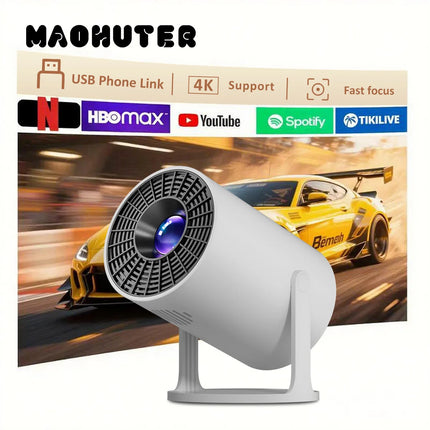 Outdoor LED Projector 4K Wifi 1080P HD Home Cinema Video Movies Video Game Projection