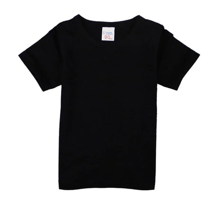2-16 Years Boys T-shirts Cotton Short Sleeve Girls Clothes Summer Solid T-shirt Teenage Children Tees Kids Korean Top Baby Clothes