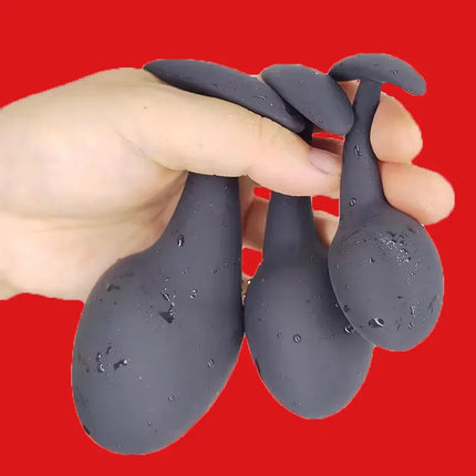 Silicone Anal Dilator But Butt Plug,Tadpole Shaped Buttplug Butplug Analplug,Anus Ass Beads Anchor Sex Toys,Prostate Massage