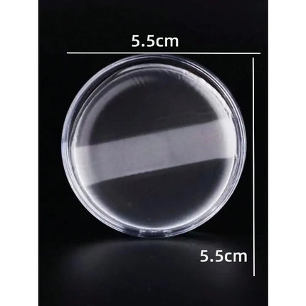 1/2Pcs Silicone Makeup Sponge, Water-Based Crystal Jelly BB Cushion Puff, Transparent Makeup Foundation Sponge, Non-Absorbing