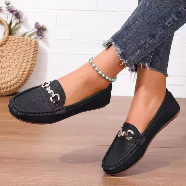 2025 New Women Flats Spring Autumn Casual Slip on Mary Jane Shoes Fashion Sneakers Women Round Toe Solid Soft Sole Flat Loafers