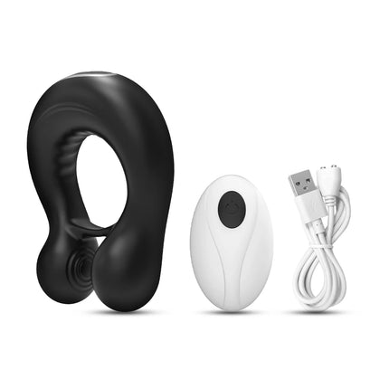 Vibrating Cock Ring Cockring Testicles Massager Penis Vibrators for Men Couple Male Delay Ejaculation Sex Toy for Adults 18